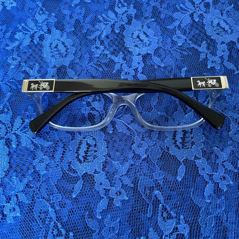 COACH Eyeglasses Frame. 52/15/135, Blue-Gray Color